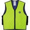 Ergodyne Evaporative Cooling Vest, Embedded Polymers, Zipper Closure, Lime, L EGO12534 - alternate 1